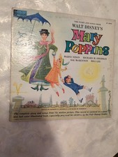The Story And Songs From Walt Disney 's Mary Poppins (1964 Vinyl LP w/booklet)