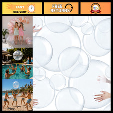 20 Pcs Inflatable Beach Balls - Clear, Classic, Multi-Sized Fun for Summer