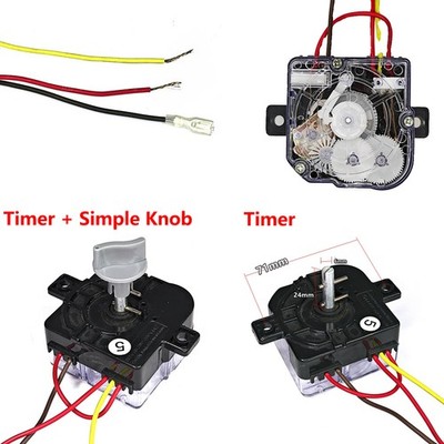 DXT15 Halbautomatische 2-Trommel Waschmaschine 3-adriger 15-Minuten Timer Knopf