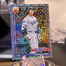 2026 Topps Series 1 Chrome 75 Years MOJO Parallel Shohei Ohtani #91C-47 Dodgers