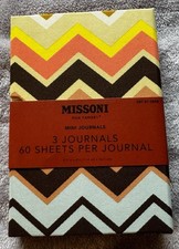 Missoni for Target Mini Journals  Sticky Notes