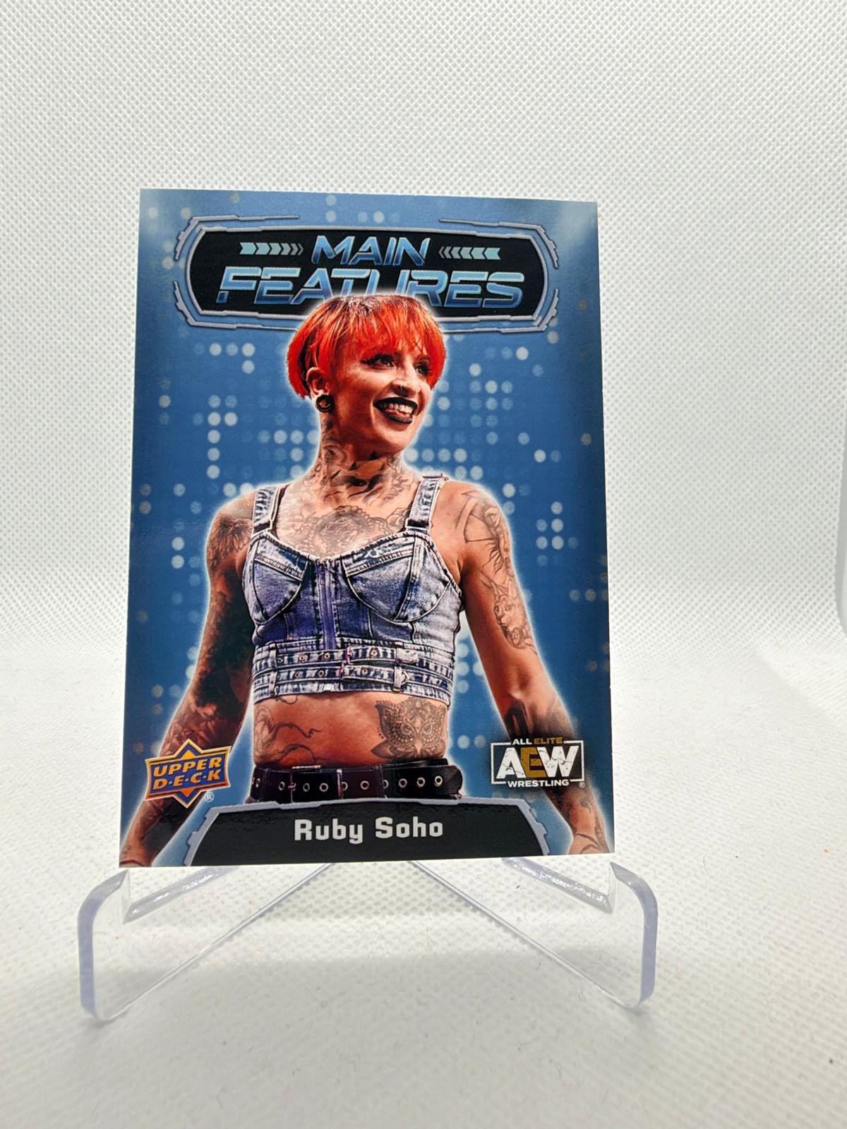 2022 Upper Deck AEW #MF-15 Ruby Soho Main Features