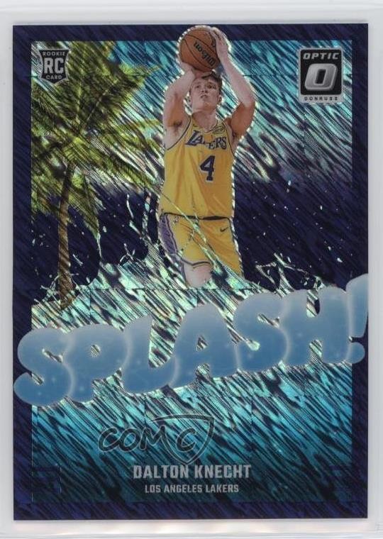 2024-25 Panini Donruss Optic Splash! Purple Shimmer Prizm Dalton Knecht #12 11ng