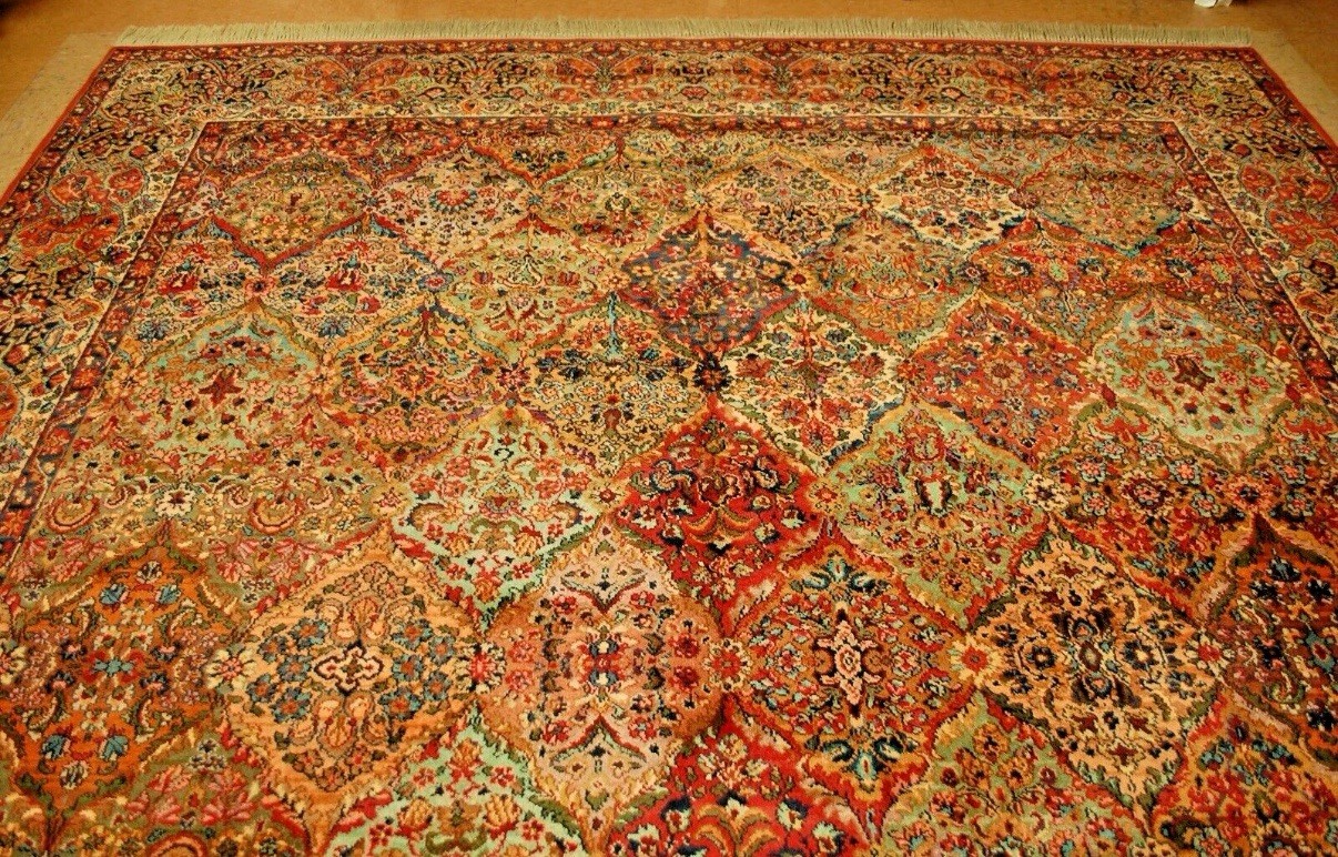 10x14 MultiPanel Karastan 717 Wool Area Rug Multi Color