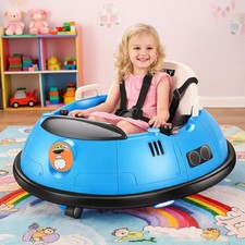 12V Electric Bumper Car Ride on with Remote Control 3-Speeds for Kids  Toddlers