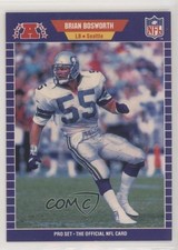 1989 Pro Set Brian Bosworth (Seattle on Front) #391 05lu