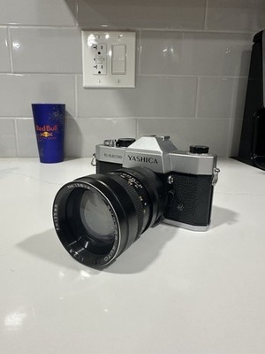Yashica TL-Electro 35mm Film Camera with Focal Lens Filters