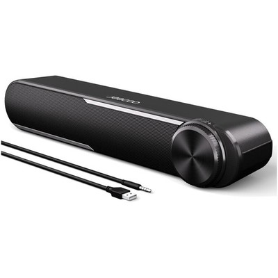 Computer Lautsprecher Soundbar USB 10W Stereo 3.5mm AUX PC Laptop