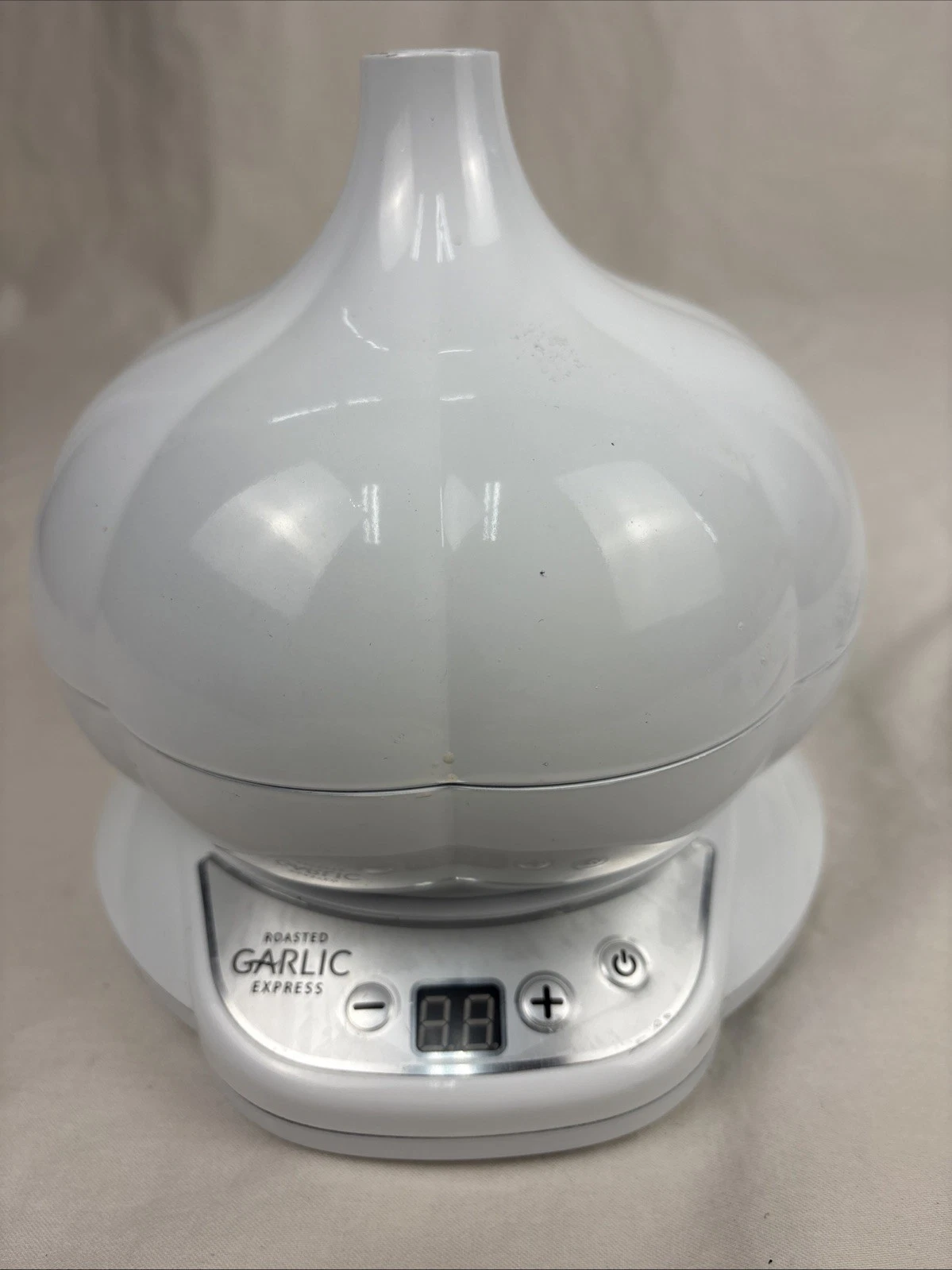 Hannon Roasted Garlic Express RGE 800 Electric Countertop White (Tested Works)