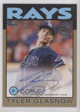 2021 Topps 1986 Topps Baseball Gold 2/50 Tyler Glasnow #86A-TGL Auto 0ol8