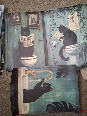 Lustige Katzen Poster