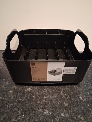 Umbra Tub Dish Rack Black 14.5''x12.5''x7''