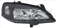 Hauptscheinwerfer Rechts TYC 20 5487 18 2 FÜR Opel Frontscheinwerfer Frontlicht