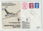 1/4/1971 UK GB Flown Cover - Caledonian BUA Inaugural Flight - Gatwick - West Af