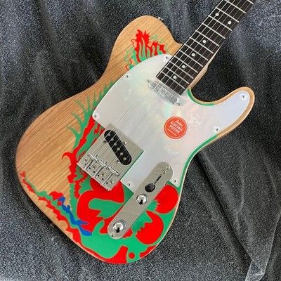 Jimmy Page Electric Guitar Ash Body 2S Pickup Chrome Part Mirror  Pickguard