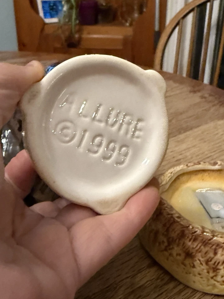 Bomba dispensadora de jabón vintage Allure Gallo cerámica 1999 decoración de granja vibrante Foto 3 de 3