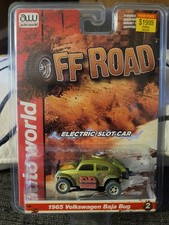 AUTO WORLD OFF ROAD 1965 VOLKSWAGEN BAJA BUG GREEN SLOT CAR SEALED