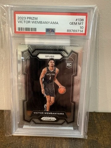 2023 Panini Prizm Victor Wembanyama #136 (RC) PSA 10