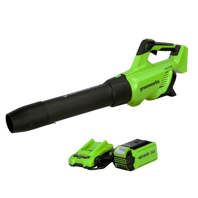 #ad #ad Greenworks 40V 120 MPH 500 CFM Leaf Blower Axial Blower 2.5Ah Green $137.97