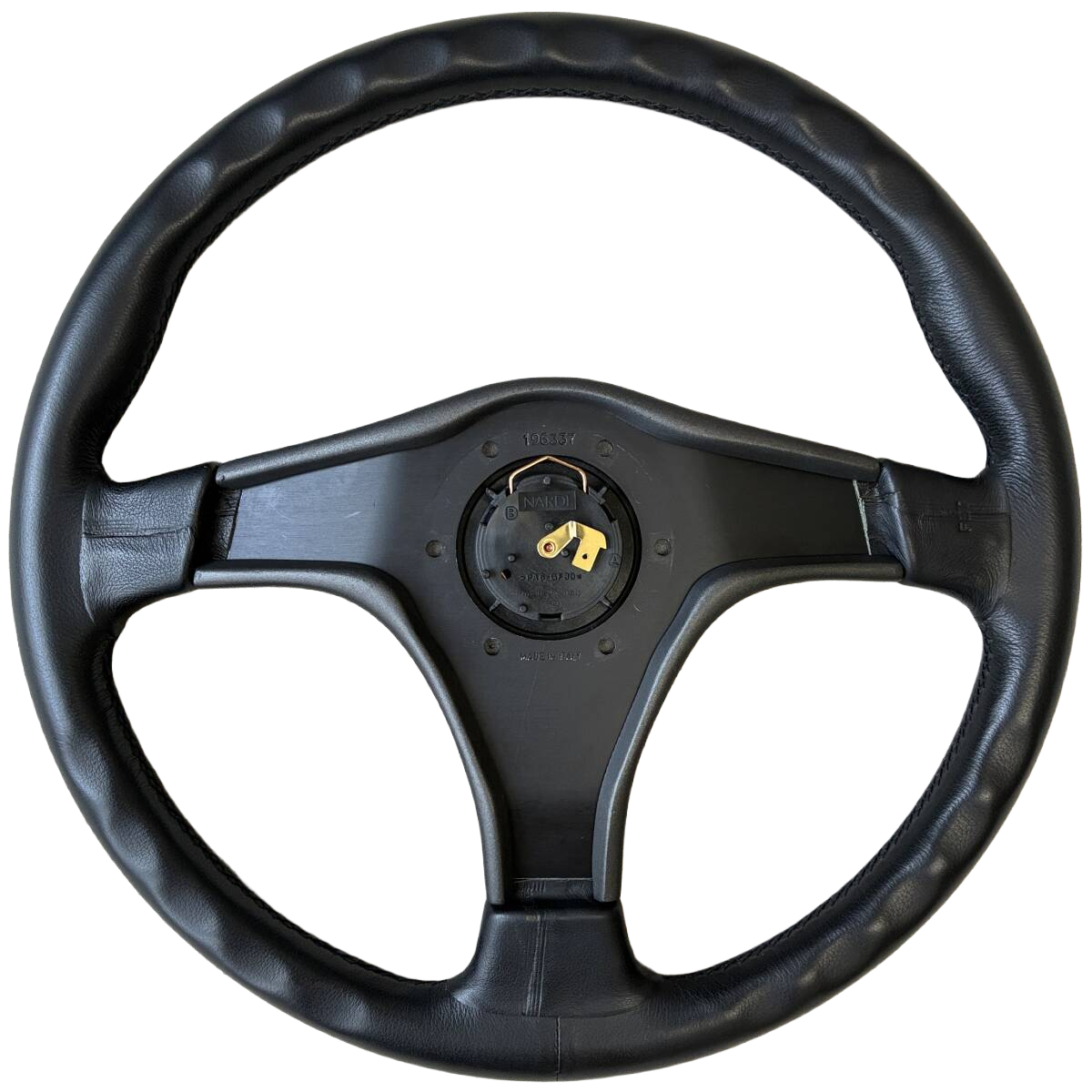 NARDI GARA4 TYPE4 365mm ブラックレザー NARDI GARA 3 Type 4 365mm Steering Wheel Black Leather TRD Horn