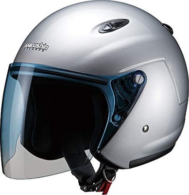 Marushin Jet M-400XL Motorcycle Helmet Silver Fits 61-62cm (4009)from JP