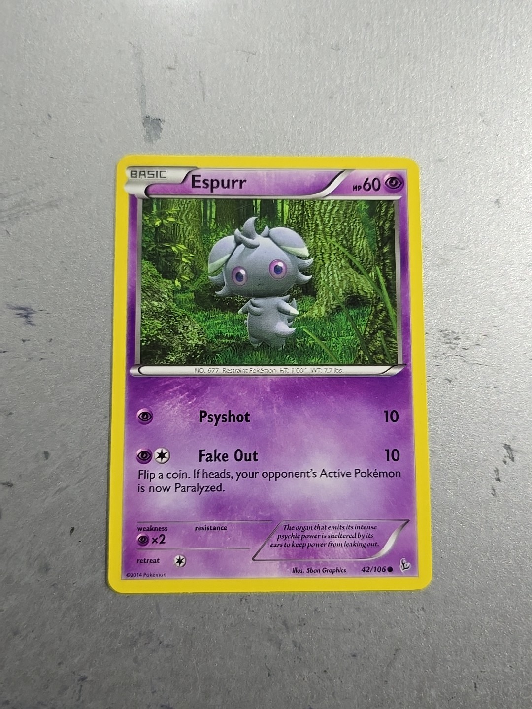 Espurr 42/106 Flashfire Regular (Volume Discount Available)