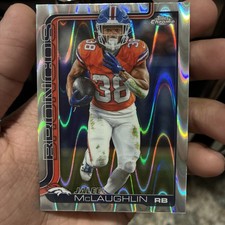 Jaleel McLaughlin 2025-26 Topps Chrome Ray Wave RayWave Refractor Broncos #90