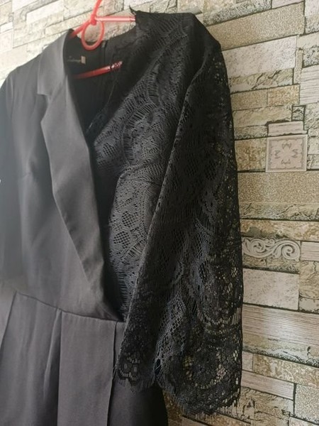 Women Jumpsuit Black 38