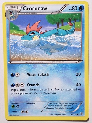 Croconaw 16/119 PL - XY Phantom Forces Pokemon Card - Sumiyoshi Kizuki Art | eBay Croconaw 16/119 PL - XY Phantom Forces Pokemon Card - Sumiyoshi Kizuki Art | eBay