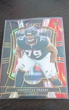 2025 Panini Select - Premier Level Aireontae Ersery #134 Black & Red Shock Prizm