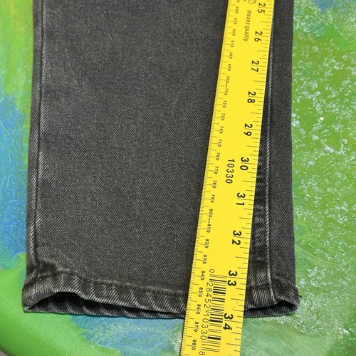 NWT Express Relaxed Tapered Mid Rise Size 0 Regular Black Denim Jeans Stretch - Picture 11 of 12
