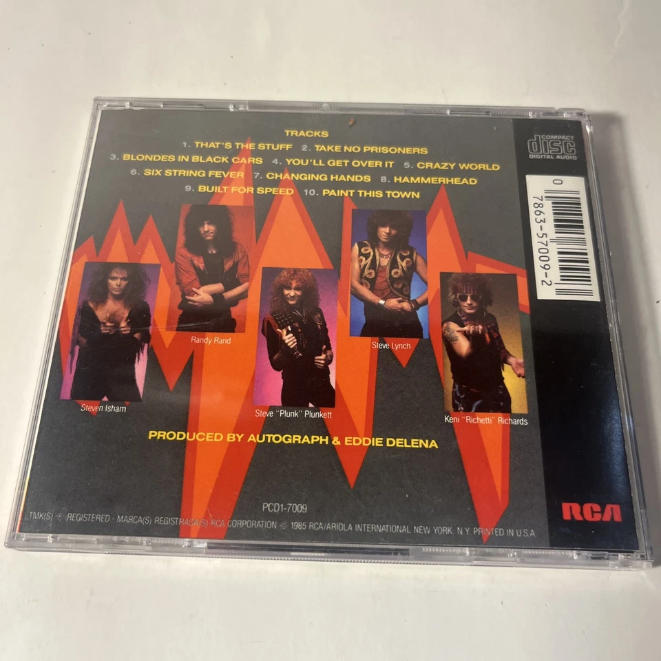 AUTOGRAPH That's The Stuff CD 1985 MEGA RARE US 1st Press PCD1-7009 Foto 2 de 4