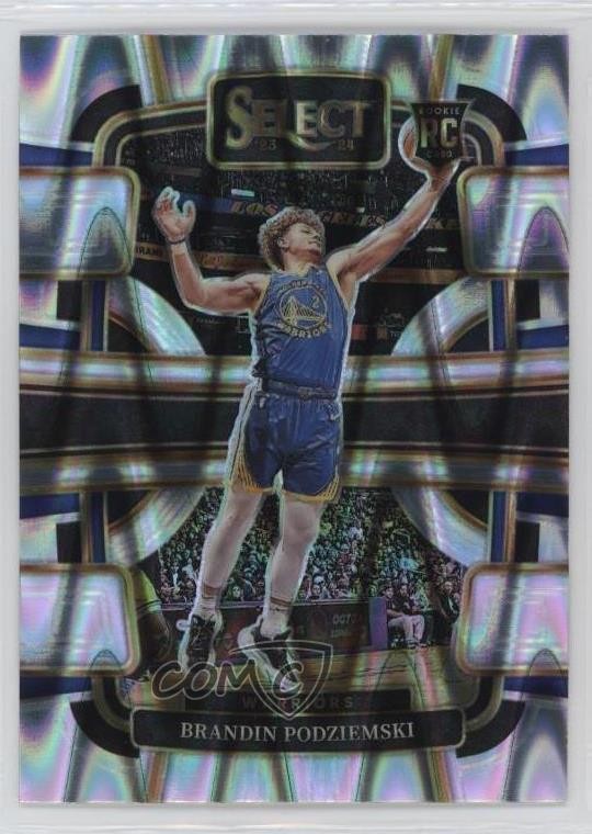 2023-24 Panini Select Concourse Tectonic Prizm Brandin Podziemski Rookie RC 0n64