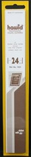 25 Hawid Archival Quality BLACK Stamp Mounts 24mm For UK & Canada / Early US NEW