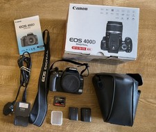 Canon EOS 400D 10.1MP Digital SLR Camera - Black, Body Only Many Extras