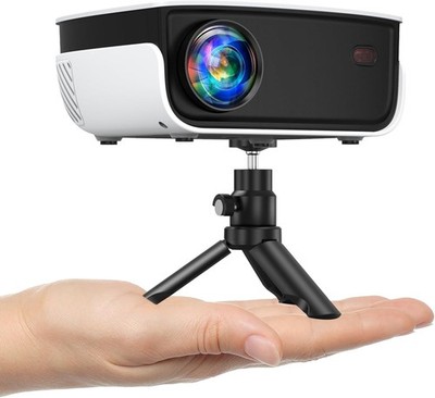 Mini Projector, NICPOW Portable Outdoor Movie Projector bundled w/Tripod