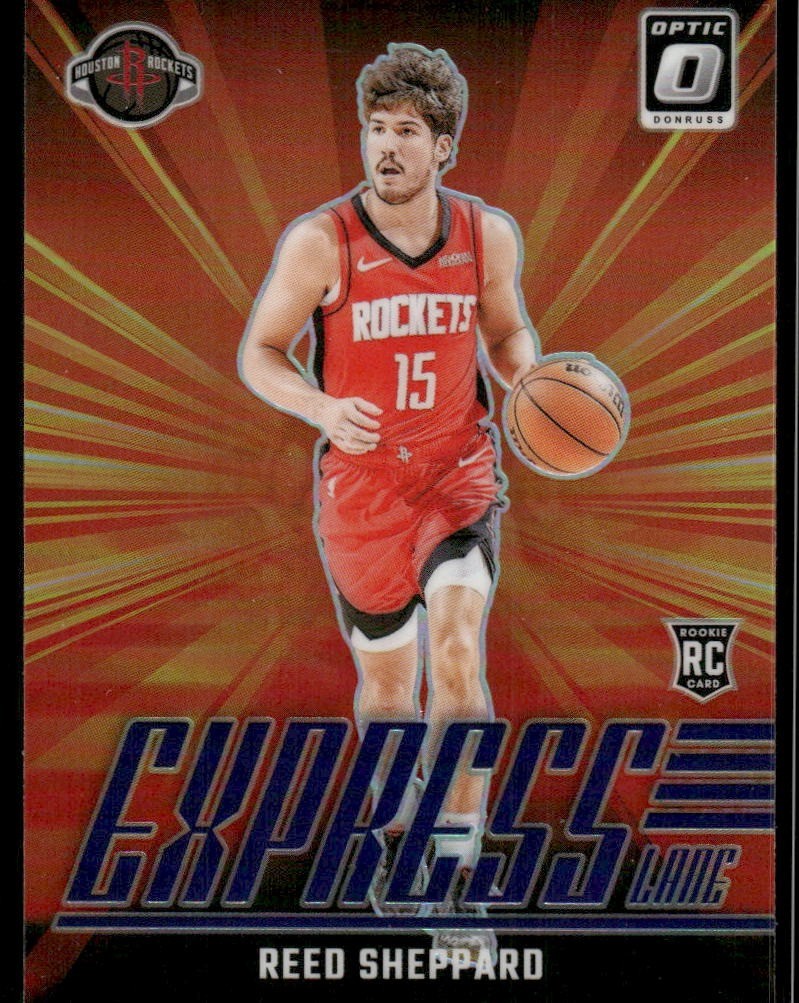 2024-25 Donruss Optic #16 Reed Sheppard Express Lane Purple