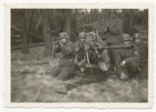 Photo soldiers of the Luftwaffe on 2cm anti-aircraft artillery gun in firing position