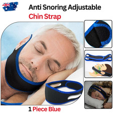 Anti Snoring Adjustable Chin Strap Sleep Jaw Aid Breathe Better Stop Snore