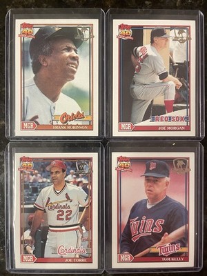 1991 Topps Operation Desert Shield Managers Special! Card # s 21,201,639 & 351