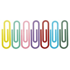 Jumbos Bookmarks Paper Clips Page Marker Clips for Books Note and Office Filing