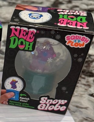 RARE! Nee Doh Squishy Snow Globe - Rudy the Reindoh - 100% AUTHENTIC