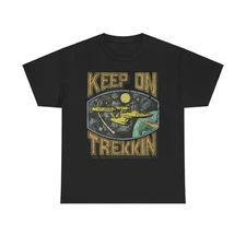 Keep on Trekkin Retro Nostalgic Star Trek T-shirt