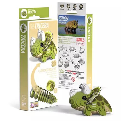 9421035150057 Eko układanka 3D. Dinozaur Tricera Eugy Qelements