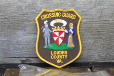 CROSSING GUARD LOUDEN COUNTY  VA  - Embroidered  Patch - Unused