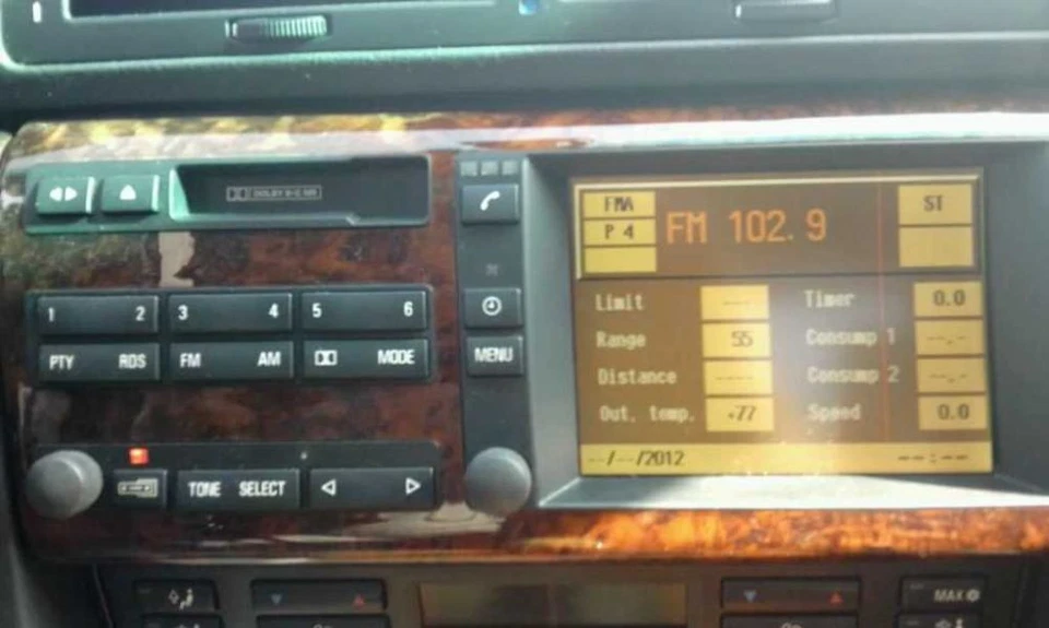 Panel único de vidrio para puerta delantera de pasajero para BMW 740i 252482 95-01 Foto 3 de 4