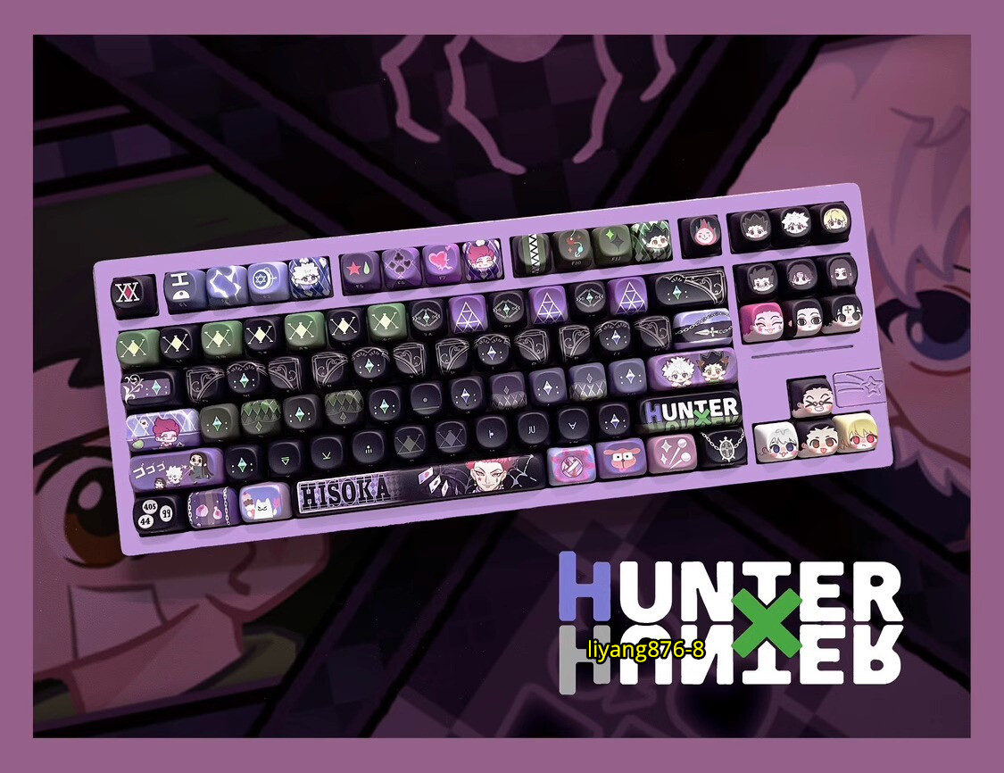KEY HUNTER キーハンター5枚組 HUNTER X HUNTER Killua Zoldyck GON FREECSS PBT Keycaps 142 Keys