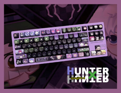 HUNTER X HUNTER Killua Zoldyck GON FREECSS PBT Keycaps 142 Keys