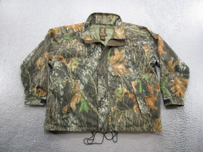 Vintage Browning Gore-Tex Hydro Fleece Hunting Jacket Mossy Oak