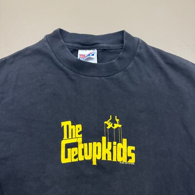 VTG 00s Y2K The Get Up Kids Rock Band T Shirt Godfather Promo